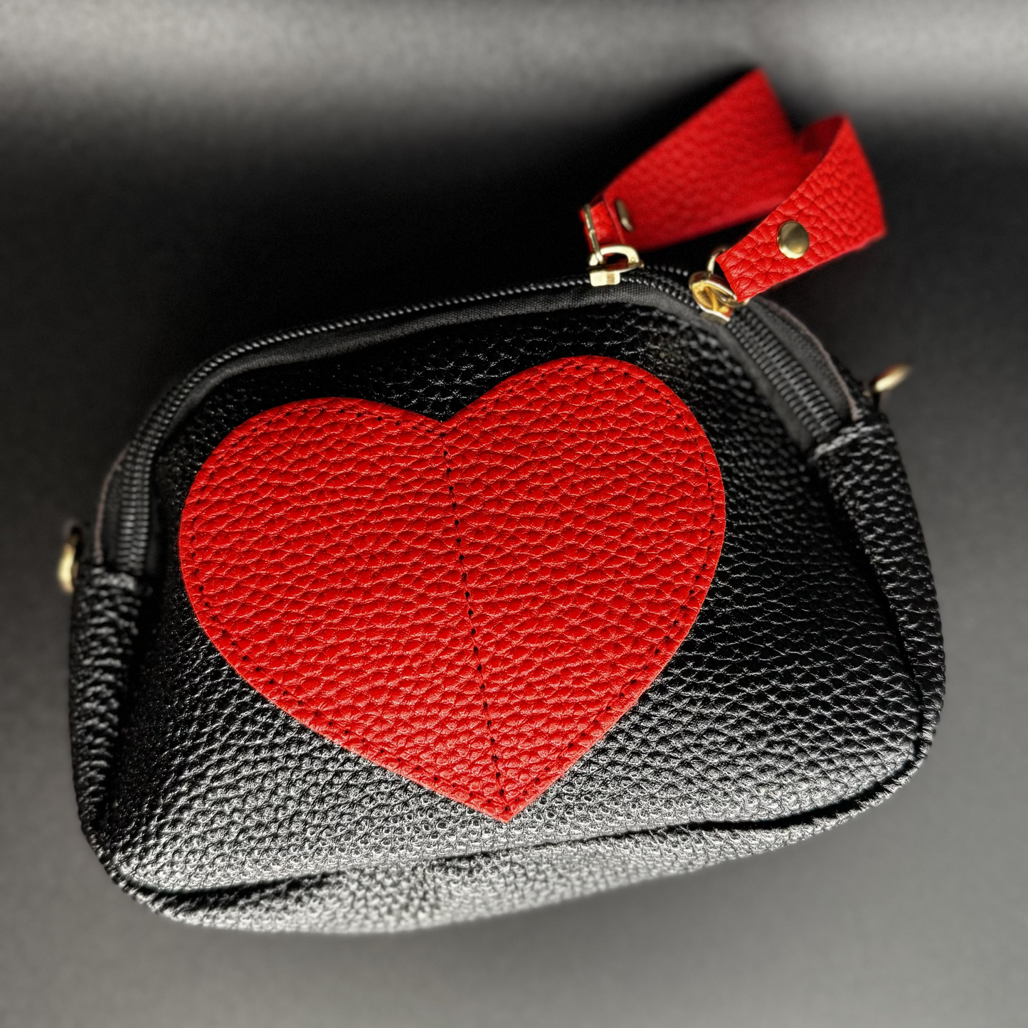 Patterned Heart Bag