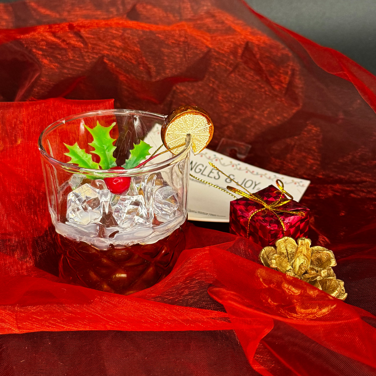 Cocktail Christmas Tree Decoration