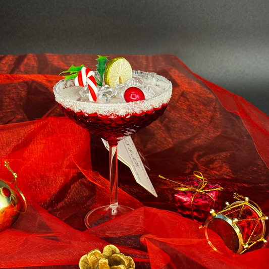 Tall Cocktail Christmas Tree Decoration