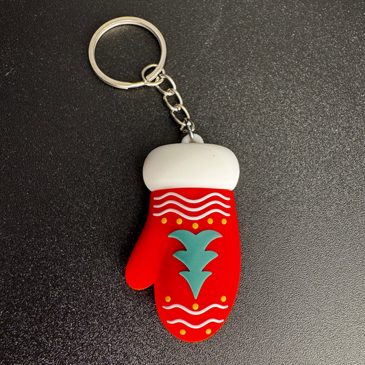 Christmas Glove Keychain