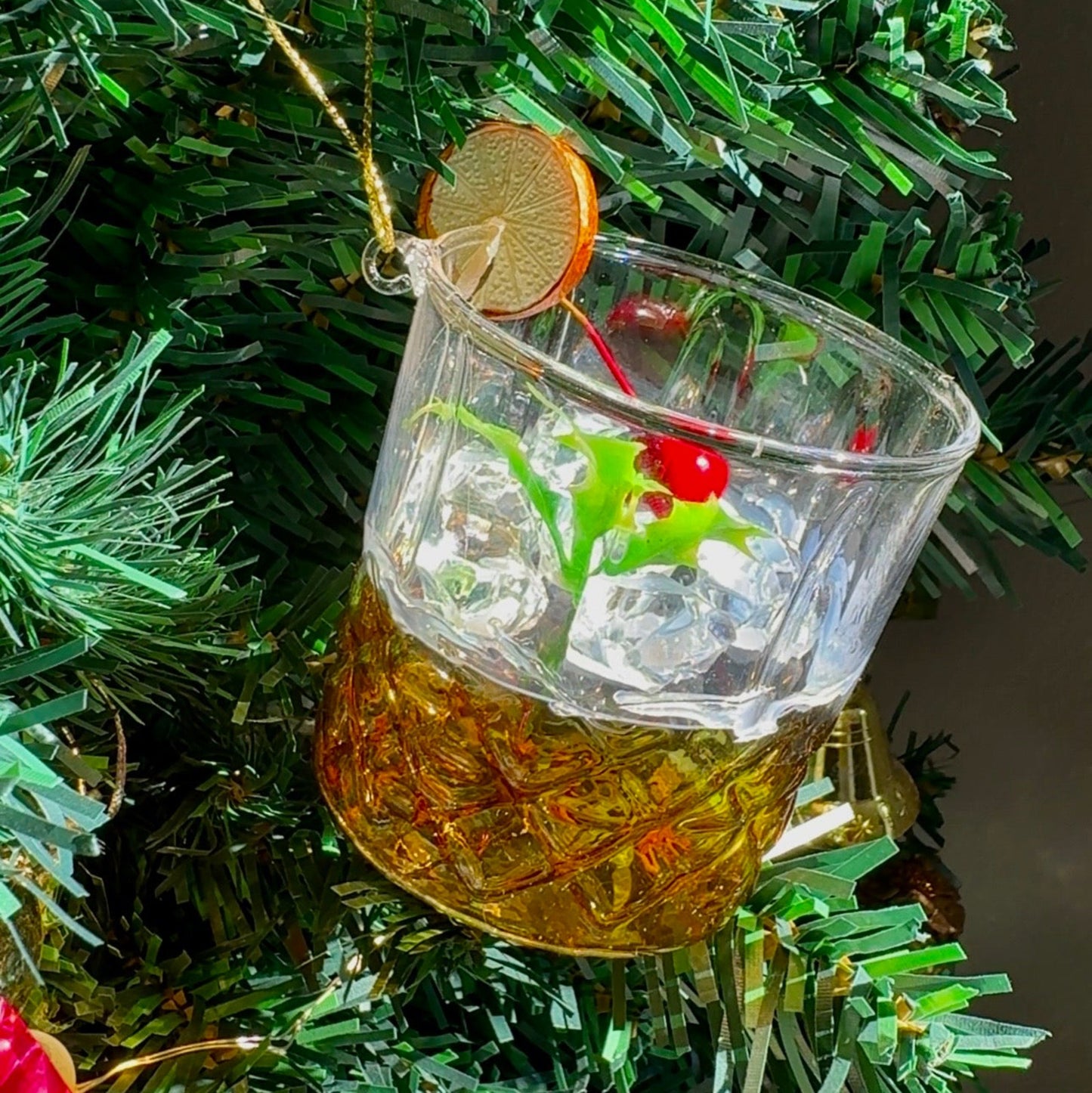 Cocktail Christmas Tree Decoration